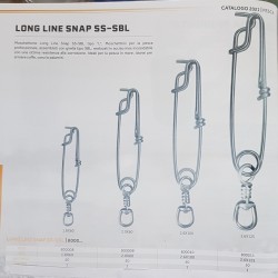 Moschettone LONG LINE SNAP SS-SBL